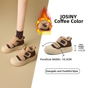 Josiny | Fleece Lined Platform Slip Ons Leisure