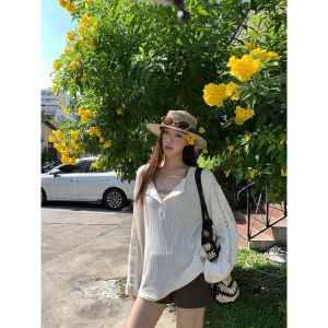 Sun-Protective Korean Style Blouse