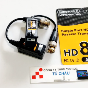 Video Balun Camera Full HD 8Mp Loại khóa gài / Vĩ Vàng 8MP HD Analog Video