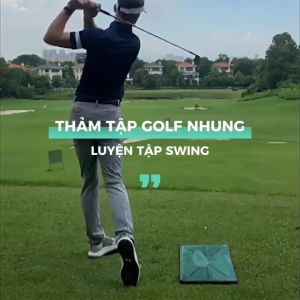 Thảm Tập Golf Thảm Tập Swing PGM Thảm Golf Nhung Thảm Golf Để Lại Dấu Hướng Đánh Bóng Thảm Tập Golf Phụ Trợ Luyện Tập Golf