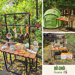 Đồ Chơi Camping Picnic Cắm trại Cho Bé Gồm Bàn Kèm Đồ Chơi Nấu Ăn Vật Dụng Cắm Trại  Cho Bé Nhập Vai. Shopcuabebb