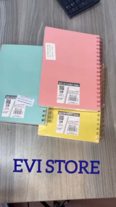 Sổ lò xo Caro 200 trang B5 Klong 297 - Sổ caro màu pastel Klong MS297