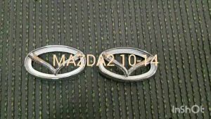 ครอบไฟเลี้ยวแก้มข้าง V1. ชุบโครเมี่ยม Mazda2 2010-2014 มาสด้า2 มี2ชิ้น (A)