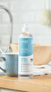 LAGA Dish Soap Concentrate ลาก้า ผลิตภัณฑ์ล้างจาน ล้างขวดนม ชนิดเติม ขนาด 2000 ml. มาจากธรรมชาติ ไม่ระคายเครือง