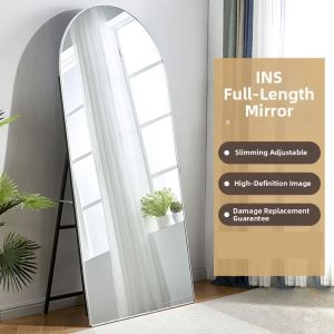 European Style Round Corner Full-Length Mirror