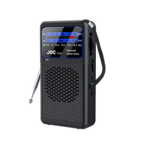 Small Portable Radios AM FM SW Portable Pocket Radio Stereo Earphone Portable Radio Lighting Battery Operated Radio