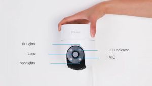 Camera Ngoài Trời H8C ( C8C ) 3MP/5Mp - Đèn Còi Báo Động - Màu Ban Đêm - Đàm Thoại 2 Chiều - Xoay 360 Độ - Chính hãng Ezviz