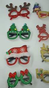 Homepeasl® Christmas Glasses Hairband Wristband Adult Child Christmas Gifts XMAS Decorative Accessories
