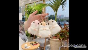 Móc khóa nhồi bông chuột hamster cực cute dễ thương N058