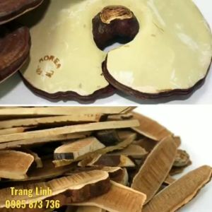 Nấm linh chi thái lát hàn quốc chính hãng túi 1kg - Thải độc gan thanh lọc cơ thể - tranglinh