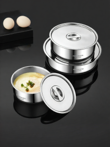 Heqing | Stainless Steel Egg Steaming Bowl Heat Resistant