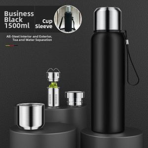Stainless Steel Insulated Bottle Tea Infuser Travel Mug