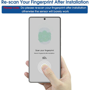 Tempered Glass Fingerprint Unlock Screen Protector Cover for Samsung Galaxy S25 Ultra S24 Plus 5G Protection Protective Film