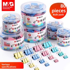 M&G | Black And Colorful File Clips Large Office Supplies Metal