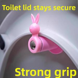 Toilet Lid Lifter Anti-Fall Hook Toilet Seat Cover Fixing Device Plastic Household Bathroom Tool Universal Fit Toilet Cover