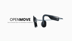 SHOKZ S661 OpenMove - Open-Ear Bone Conduction Sports Headphones Wireless Bluetooth Earphones Sweat Resistant Workouts RunningBuilt-in MicNoise Cancelling Micsfor iPhone and Android PhoneWith Microphone Support