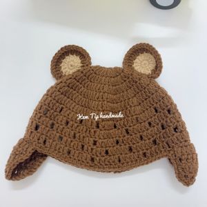 Mũ len tai  cho bé mũ len cho bé gái bé trai