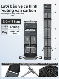 YUZHIYUAN | Mạng Đánh Cá Hình Vuông Mới Bền Dành Cho Cá Nhỏ Đánh Cá Hoang Dã