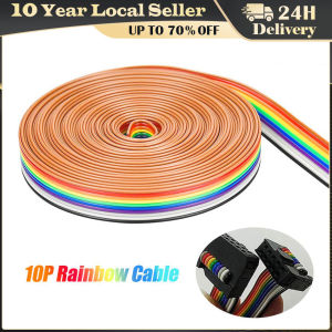 10P 5M PITCH Color Flat Ribbon Cable Rainbow DuPont Wire for FC Dupont Connector Line Pitch Connect Wires