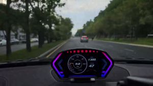 P3 OBD2 Meter Gauge Meter Car GPS Alarm Speed Head-Up LCD display Water temp RPM Turbo Boost HUD engine status