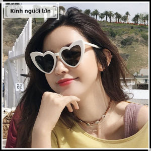 [Hàng Hot Giá Tốt] Kính chống nắng bản Hàn Trái Tim ngọt ngào chụp ảnh sinh nhật tiệc bãi biển bản lề kim loại cao cấp mã T8805