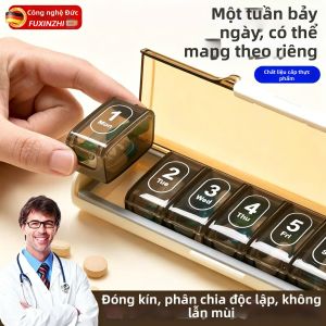 FUXINZHI | Portable Weekly Pill Organizer Food-Grade Seal Large Capacity
