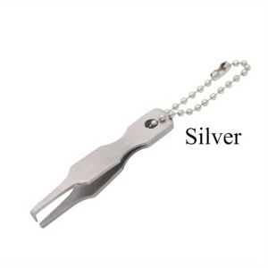 Ackibbik Split Ring Pliers for Fishing Lure Ring Loop Opener Multifunctional Fishing Line Cutter Stainless Steel Fishing Pliers
