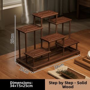 YONGJUE | Tea Display and Storage Rack Chinese Style