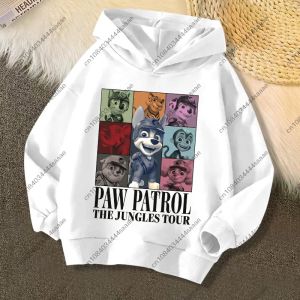 Paw Patrol | PAW Patrol Áo Hoodie Hoạt Hình Cho Trẻ Em Áo Dài Tay Chase Marshall In Hình Áo Dạo Phố Polyester Áo Thường Ngày Cho Bé Trai Và Bé Gái