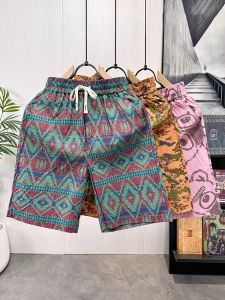 Quần Short Nam Mùa Hè Thời Trang Năm Năm Mới Rộng Rãi Thoải Mái Cạp Vừa Quần Đi Biển Thường Ngày Phong Cách Đường Phố