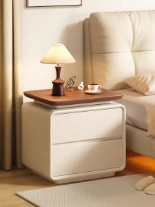 SAMEDREAM | Luxurious Vintage Style Small Nightstand with Storage