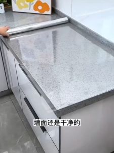 WHL 60cm x 500cm Transparent Anti-oil Wall Sticker Self-adhesive Heat Resistant Wall Paper Pelekat lutsinar 透明厨房防油耐高温墙贴