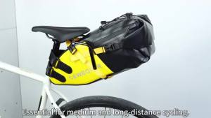 NEWBOLER Bike Bag Waterproof 13L Large Capacity Bicycle Saddle Bag Cycling Foldable Tail Rear Bag MTB Road Trunk Bikepacking