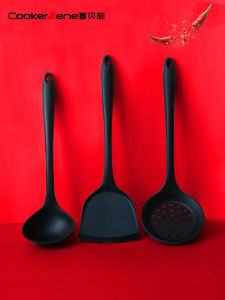 Thực Phẩm Silicon Cao Cấp Nấu Thìa Bộ Nồi Chống Dính Thìa Chịu Nhiệt Độ Cao Xào Nhỏ Dụng Cụ Nhà Bếp Sử Dụng Tại Nhà