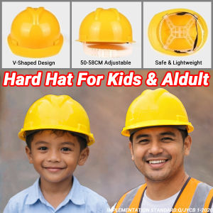 Hard Hat For Kids & Aldult Working Helmet For Kids Hard Hat Safety Helmet Emergency Hardhat Lightweight Safety Helmet Safety Helmet Hardhat Hard Hat Kids Helmet Earthquake Helmet Hard Hat For Earthquake Safety Helmet Heavy Duty Safety