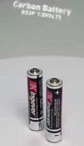 Kingever 100% Original AAA R03P High Power Boxed Extra Heavy Duty Battery Black Diamond Series