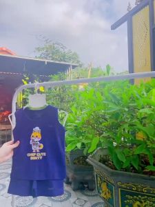 Bộ ba lỗ in hình đầu bếp  BENTY BT089 quần áo cao cấp thoải mái mềm mịn cho trẻ em