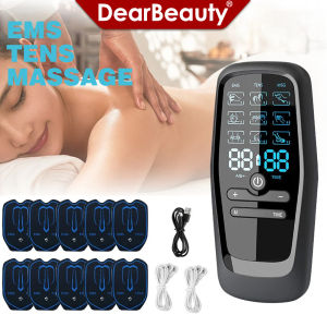EMS TENS Muscle Electrostimulator Tens Unit Low Frequency Pulse Body Relaxing Massage Digital Meridian Physiotherapy Pain Relief