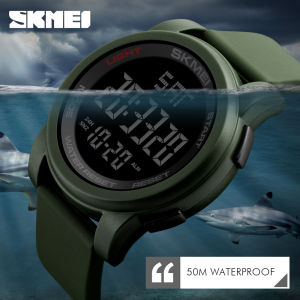 SKMEI 1257 Sport Digital Watch for Men Back Light Waterproof Electronics Mens Wristwatches Alarm Clock Relojes Para Hombre
