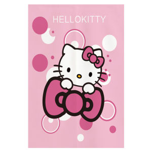 Cartoon Hello Kitty Fabric Door Curtain and Partition Curtain Girl Cute Girls Childrens Room Bedroom Half Curtain