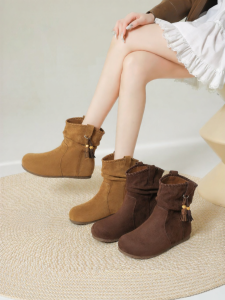 Josiny | Slenderizing Woolen Womens Short Boots