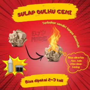 ALAT SULAP BAKAR KERTAS JARAK JAUH - SULAP API - SAIPI GENI - QULHU GENI - SULAP API - ALAT SULAP