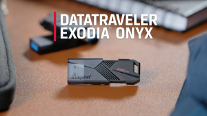 Kingston DataTraveler Exodia Onyx Flash Drive 3.2 Gen 1 ( 64GB /128GB /256GB ) with Moveable Cap