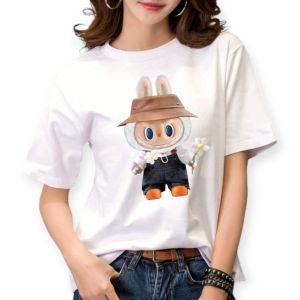 Girls Clothing Set  Terno For Kids  3 to 12 year old(labubu Print Subli Cotton)