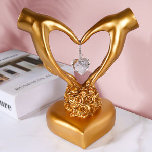 Creative Wedding Valentines Day Gift Heart Print Resin Artifact Decoration Porch Wine Cabinet Living Room Window Decoration