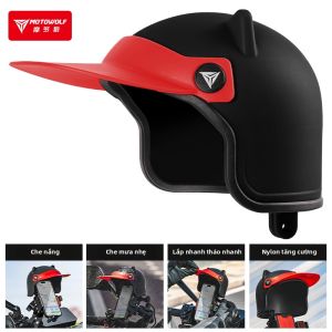 MOTOWOLF | Đế Đỡ Điện Thoại Cho Người Giao Hàng Chống Nắng Mưa