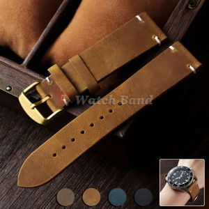 Watch Band Strap 18mm 19mm 20mm 21mm 22mm 24mm Straps for Samsung Galaxy for DW for Omega Black Brown Pin Buckle Watch Accessory