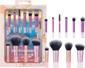 Real Techniques RT Travel Fantasy Mini Brush Set (Set of 10 pieces)