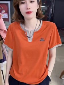 QIAOXIZI | Plus Size Fashionable Casual T-shirt for Women
