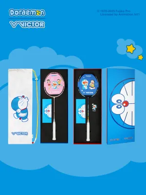 Victor | Bộ Quà Dụng Cụ Chơi Cầu Lông Phiên Bản Doraemon